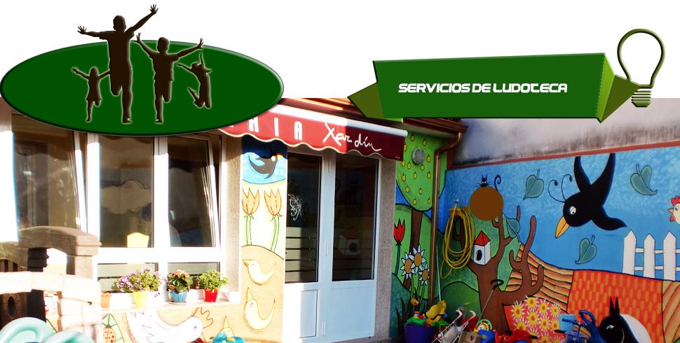 Escola Infantil Praia Xardín servicio de ludoteca 